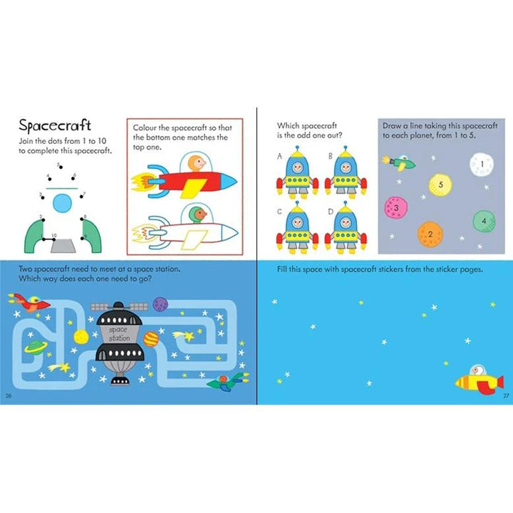 Libro Actividades Espaciales Para Niños