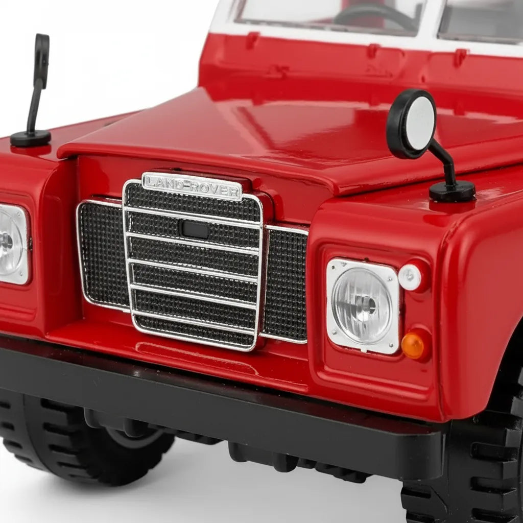 Carro Coleccionable 1/25 Land Rover Series II Rojo