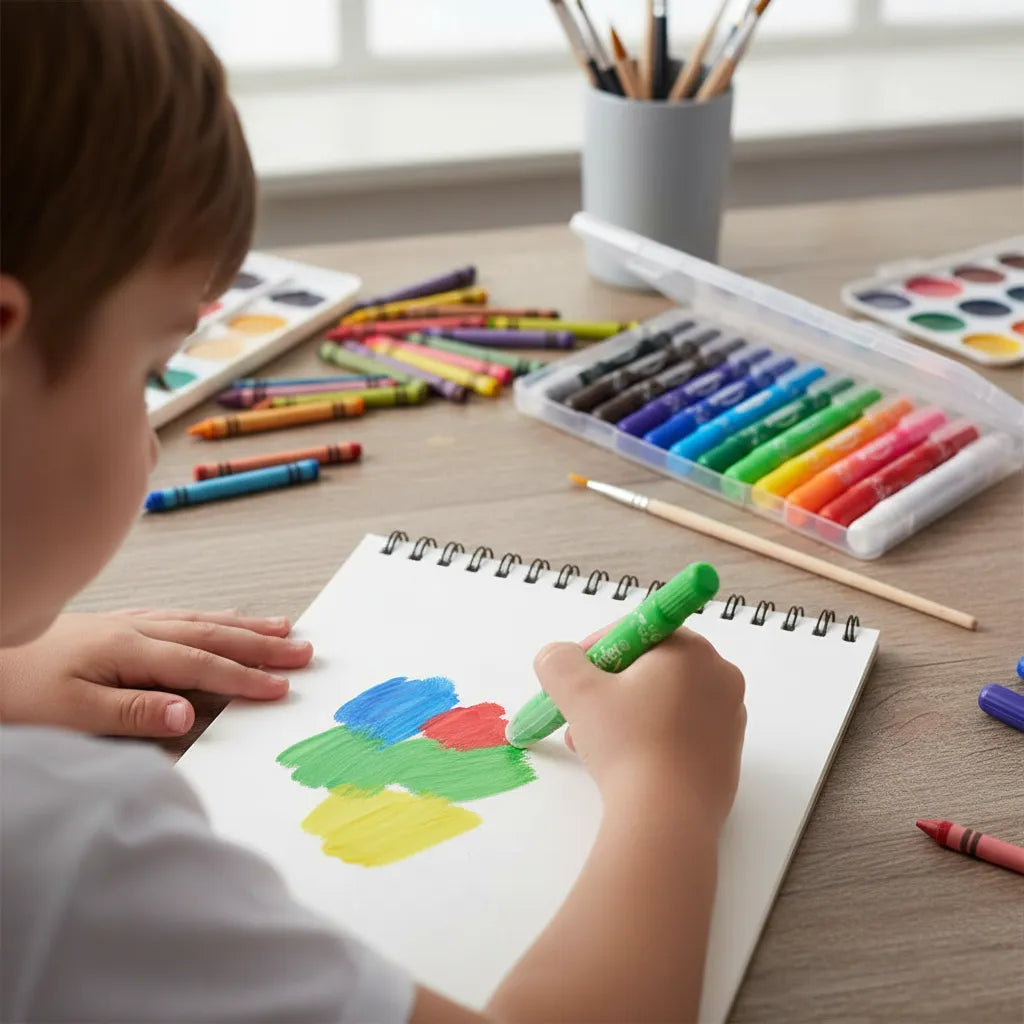 Tempera Solida Tipo Crayola Lavable