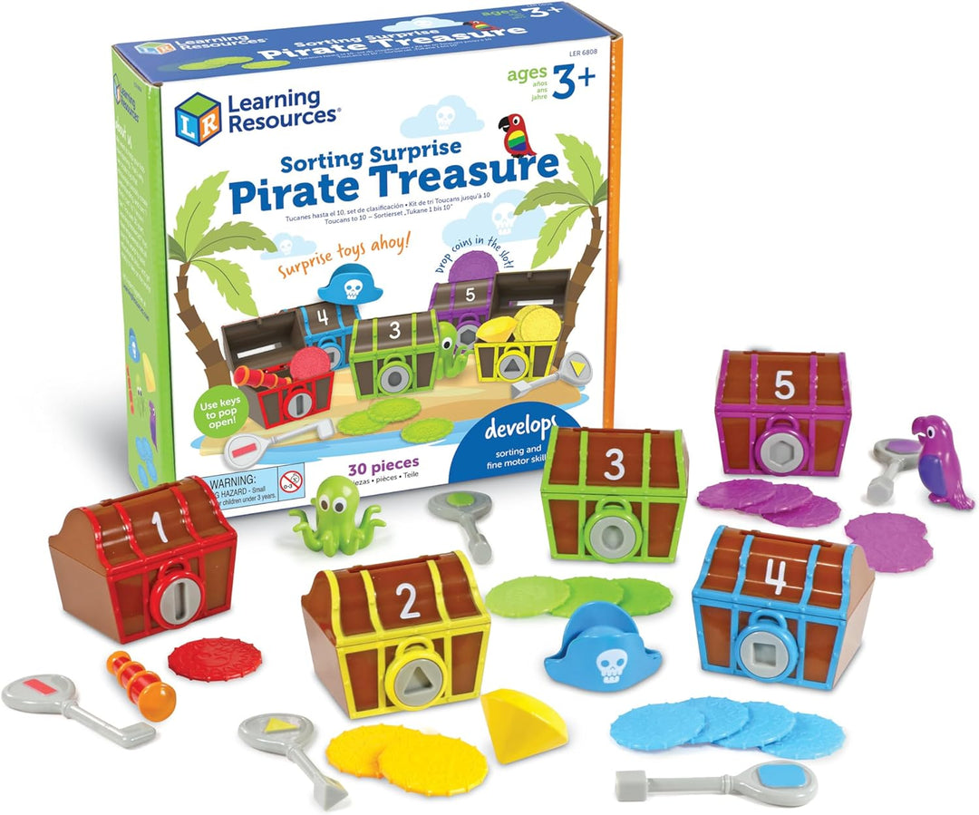 Juego Clasificación Y Emparejamiento tesoro Para Niños
