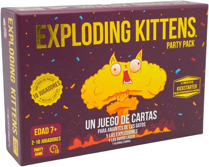 Juego De Mesa Exploding Kittens Party Pack Original Niños
