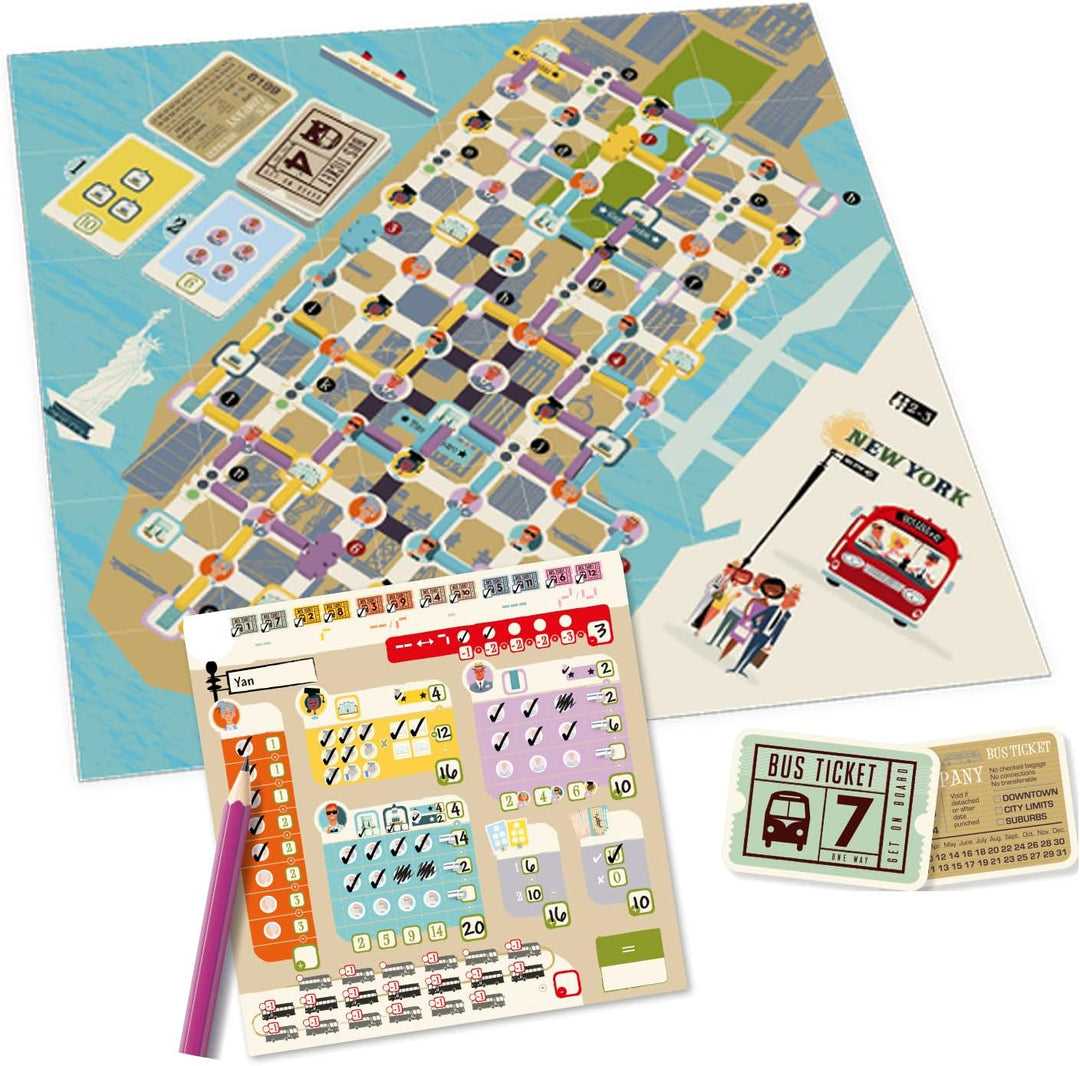 Juego De Mesa Get On Board Nueva York  Adultos
