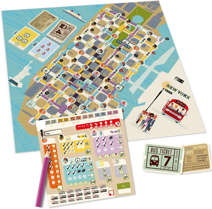 Juego De Mesa Get On Board Nueva York  Adultos