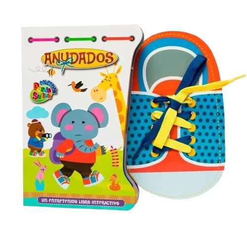 Libro Educativo Aprende A Atar cordones Para Niños