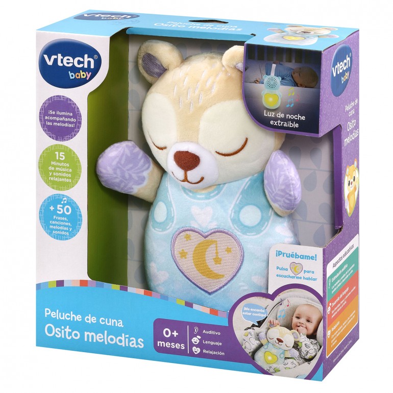 Juguete Osito Para Cuna Melodías Para Bebés