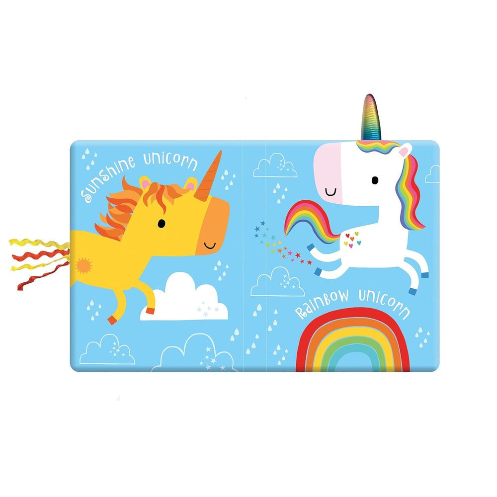 Libro Infantil Sensorial unicornio Para Bebés