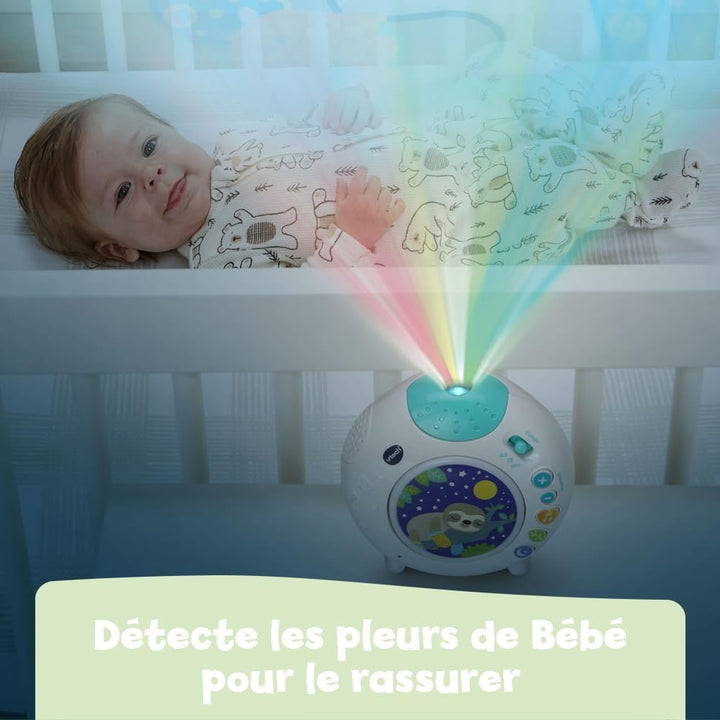 Proyector Bebé Portátil Cunas Luces Sonido