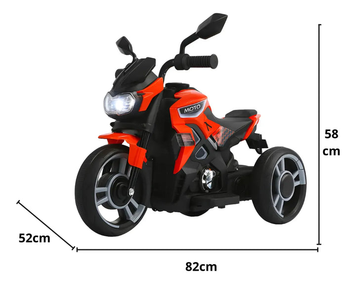 Moto Eléctrica 6v Sonidos Y Luces para Niños