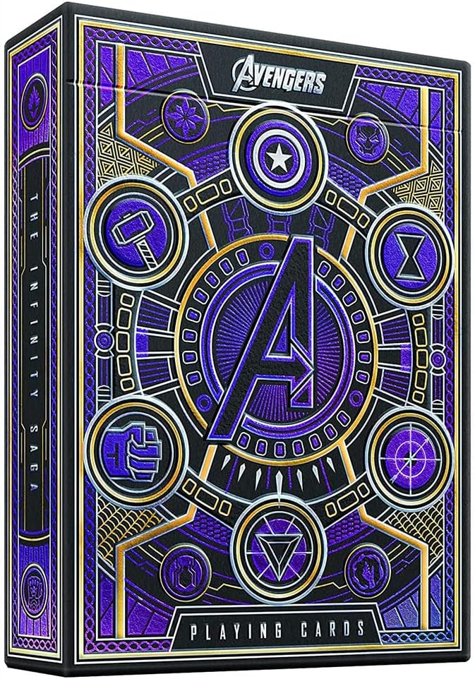 Juego De Coleccionable  póker Avengers Adultos