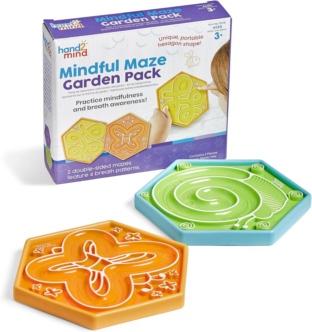 Juego Laberintos  Diseño Hexagonal Para Niños