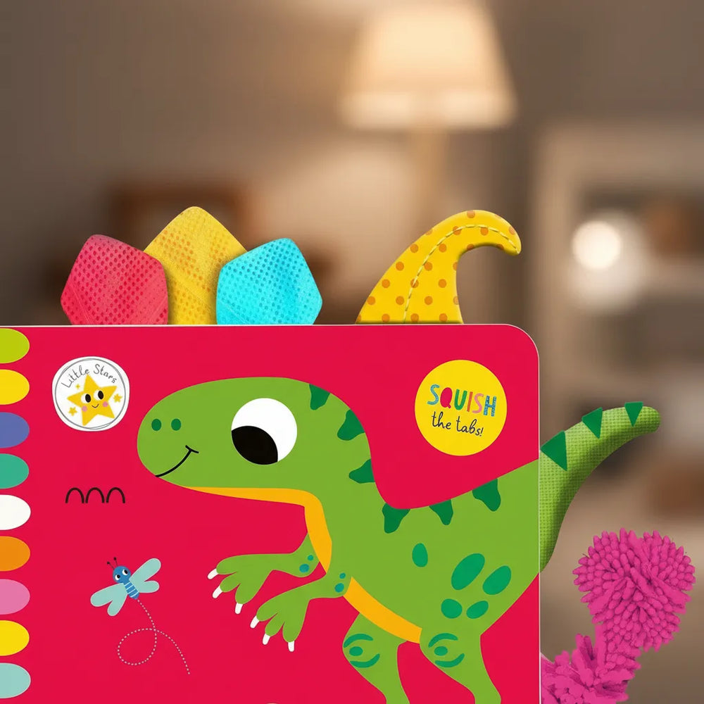 Libro Interactivo Dino Adventure Con Texturas Bebés