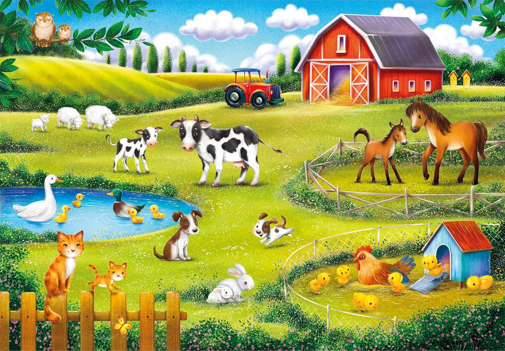 Rompecabezas 30 Piezas Granja Para Niños