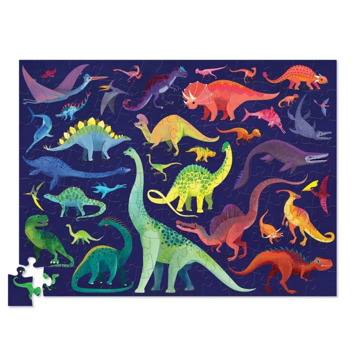 Rompecabezas 100 Piezas De Dinosaurios Para Niños