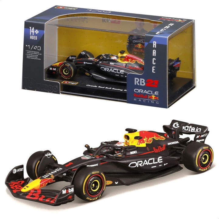 Carro Escala Race Formula Red Bull Rb21 w/helmet