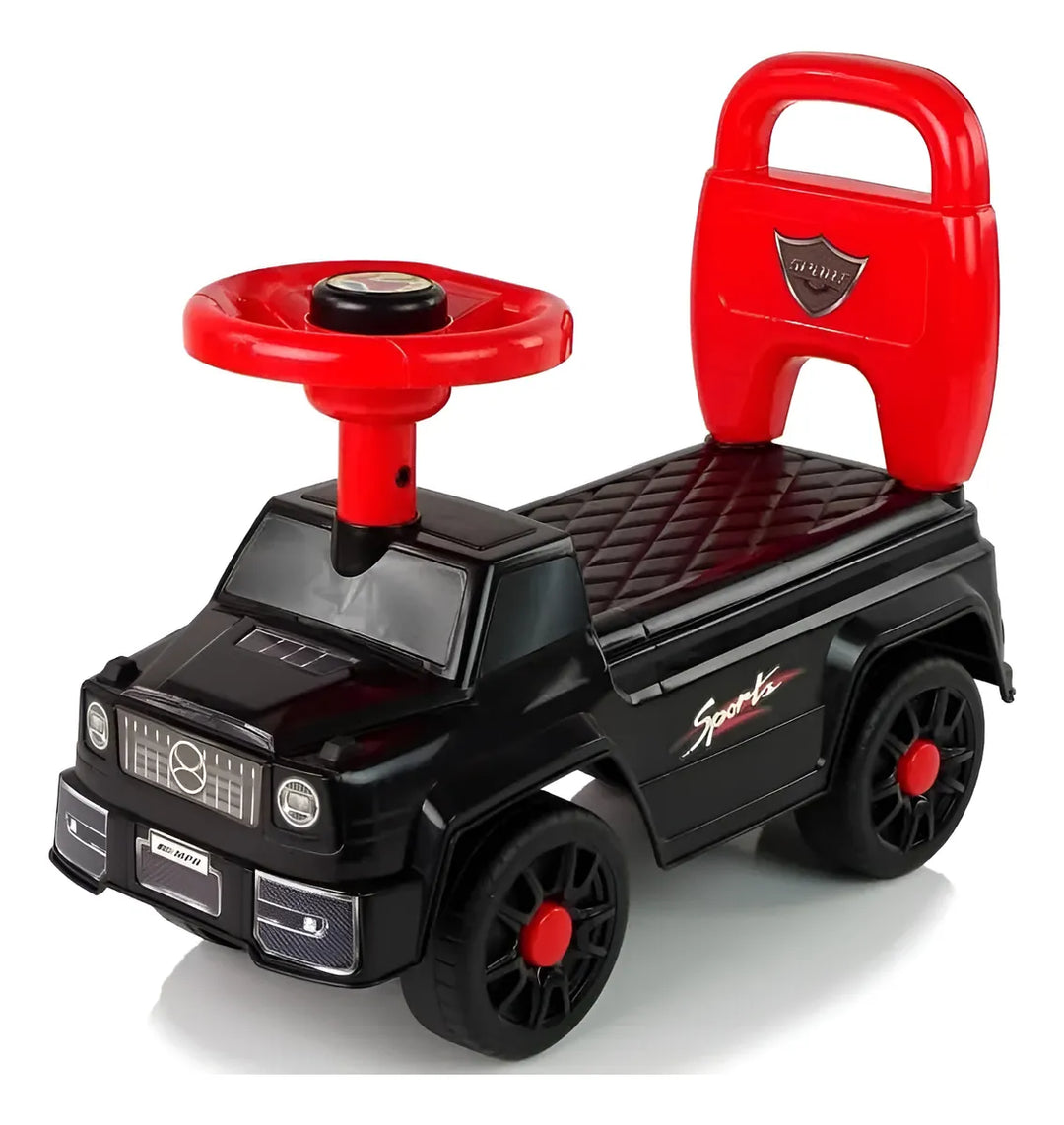 Carros Montable Con Bocina Negro Para Niños