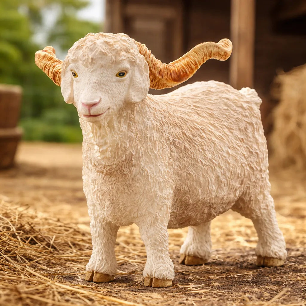 Figura Cabra De Angora Pintada A Mano Schleich