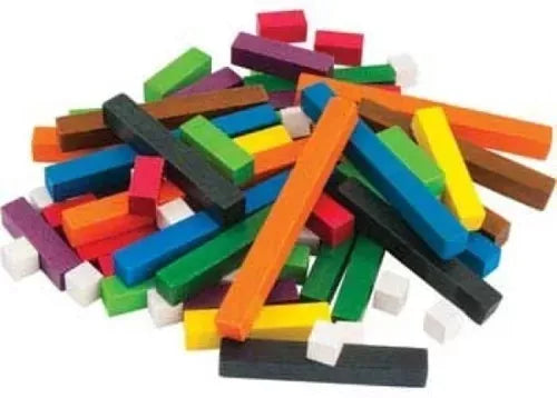 Juego  De Regletas Por 100 En Madera Para Niños