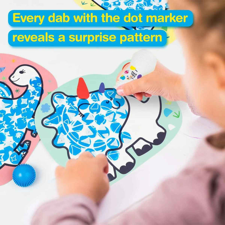 Juego Arte Mágico Dinosaurios Sensorial Niños