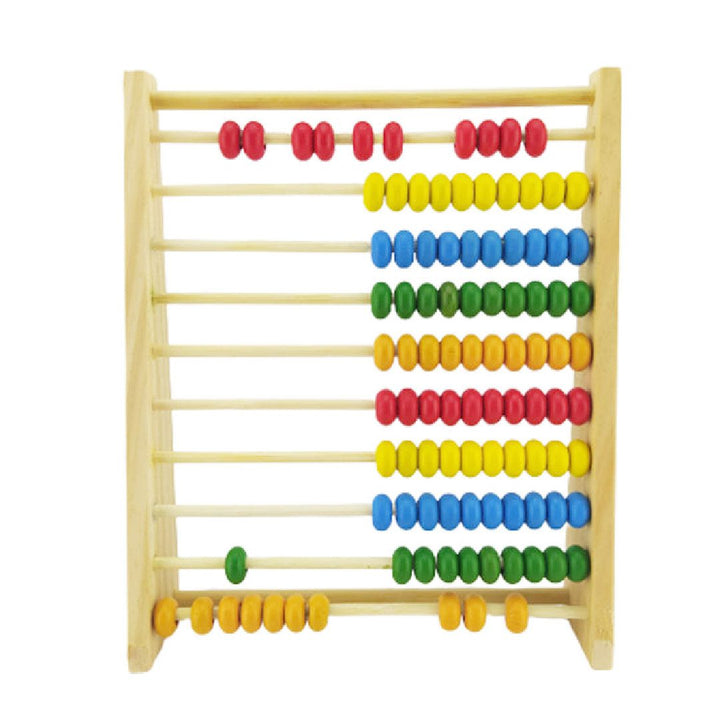 Juego De Mesa Ábaco Magnético En Madera 2 En 1 Para Niños