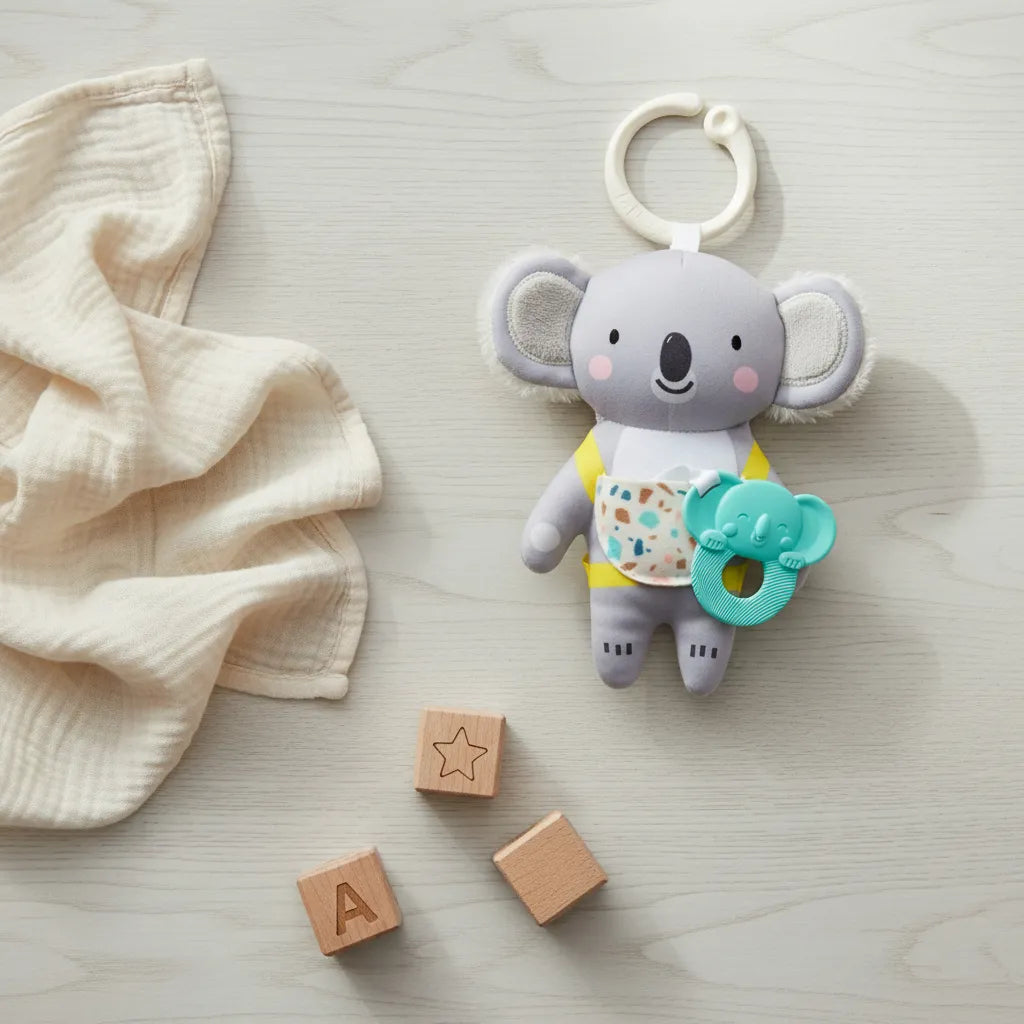 Koala Sensorial Sonajero Para Bebe