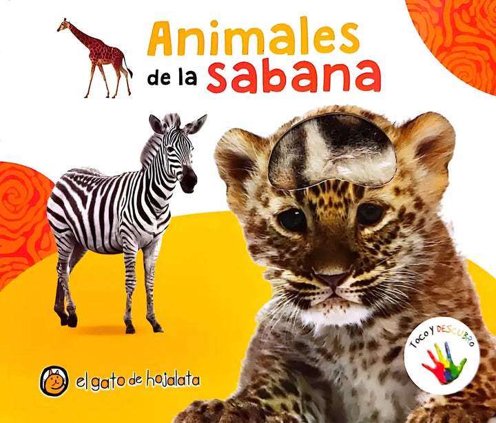 Libro Infantil Texturas Animales De La Sabana
