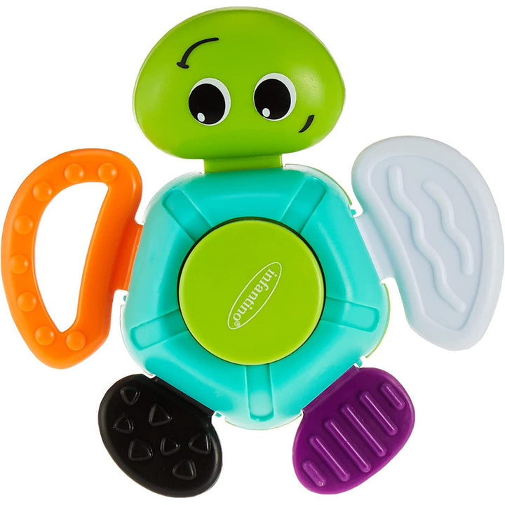 Juguete Sonajero Sensorial Para Bebés Tortuga