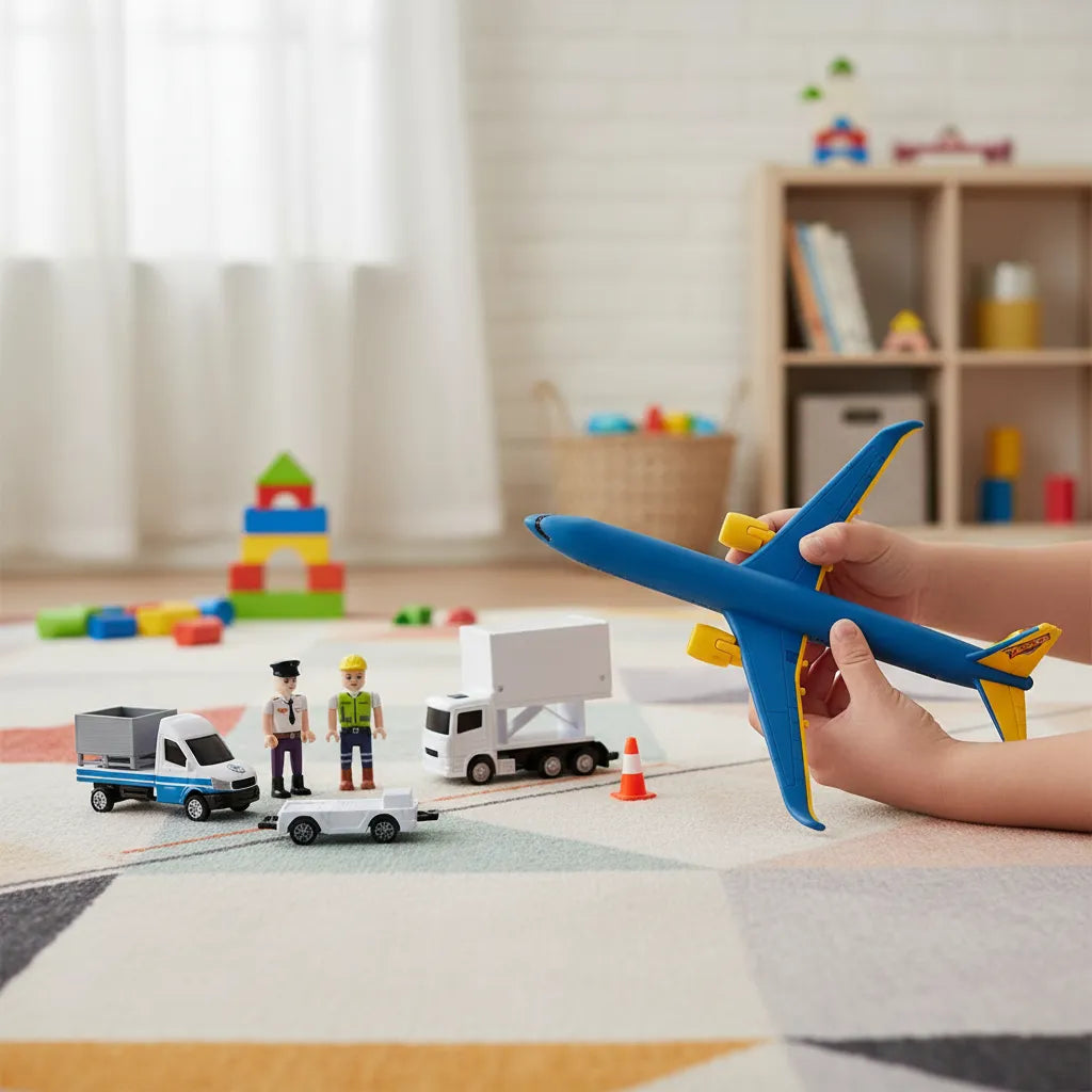 Juego Didáctico Aeropuerto De Aviones Niños