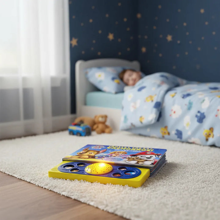 Libro Proyector Paw Patrol Canciones Para Dormir Para Niños