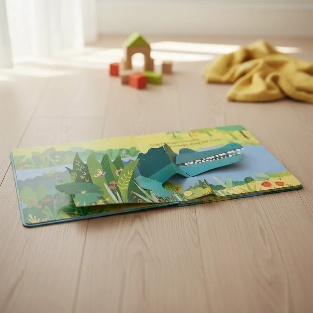 Libro Didácticos Interactivo La Jungla Pop Up Para Niños