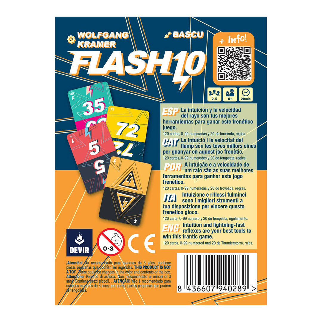 Juego De Mesa Flash 10 Estrategia Adultos Niños