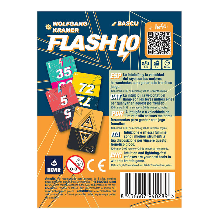 Juego De Mesa Flash 10 Estrategia Adultos Niños