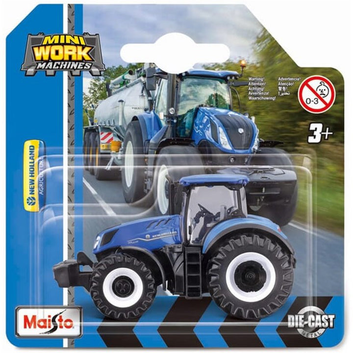 Tractor A Escala Massey Ferguson azul