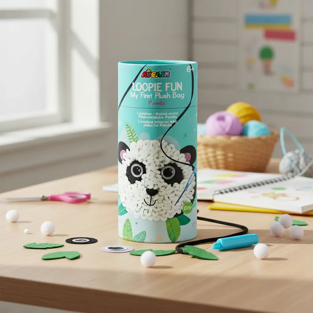 Set De Arte Y Manualidades Bolsos De Panda