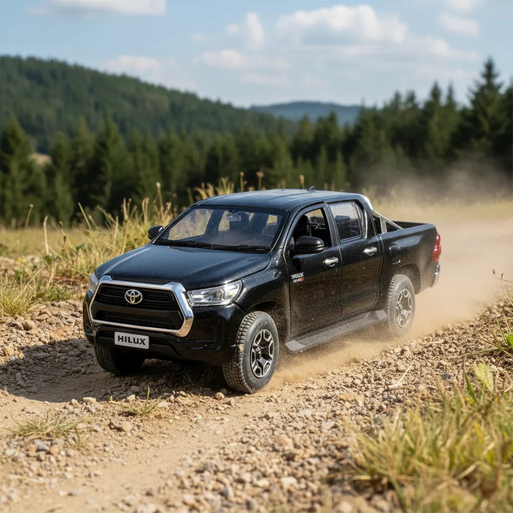 Carro Coleccionable Bburago 1/24 Se Toyota Hilux Negro