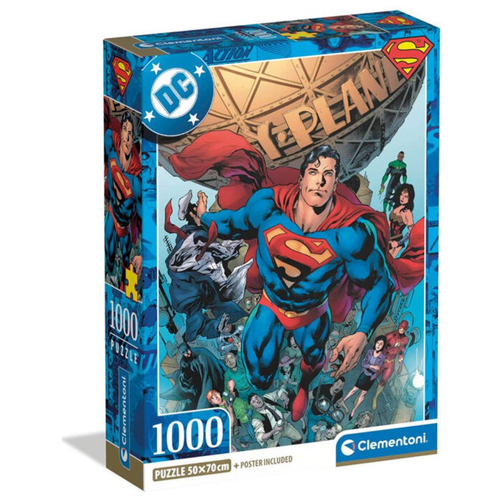 Rompecabezas 1000 Piezas Clásico Superman Clementoni