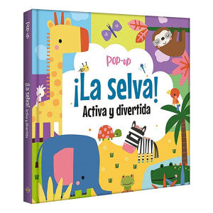 Libro La Selva Activa Y Divertida Pop-up Para Niños
