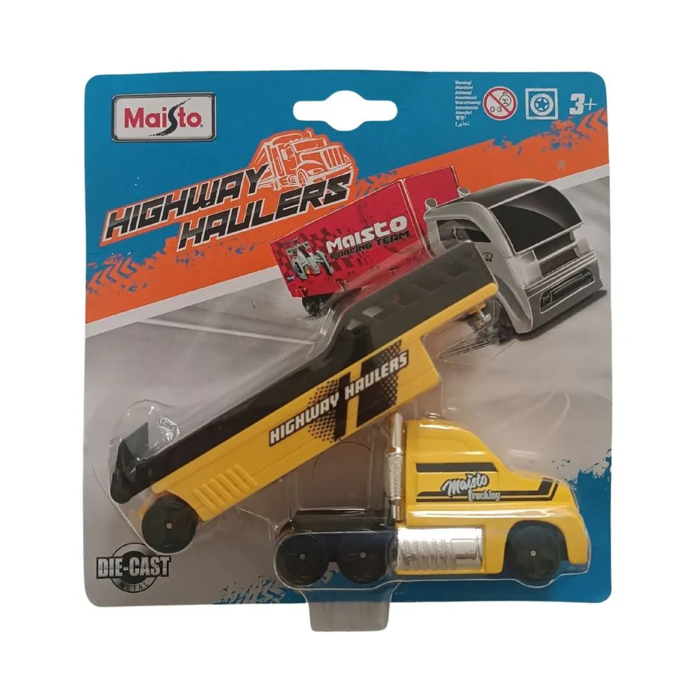 Camión Highway Hauler Maisto Trucks Escala 1:18 Maisto