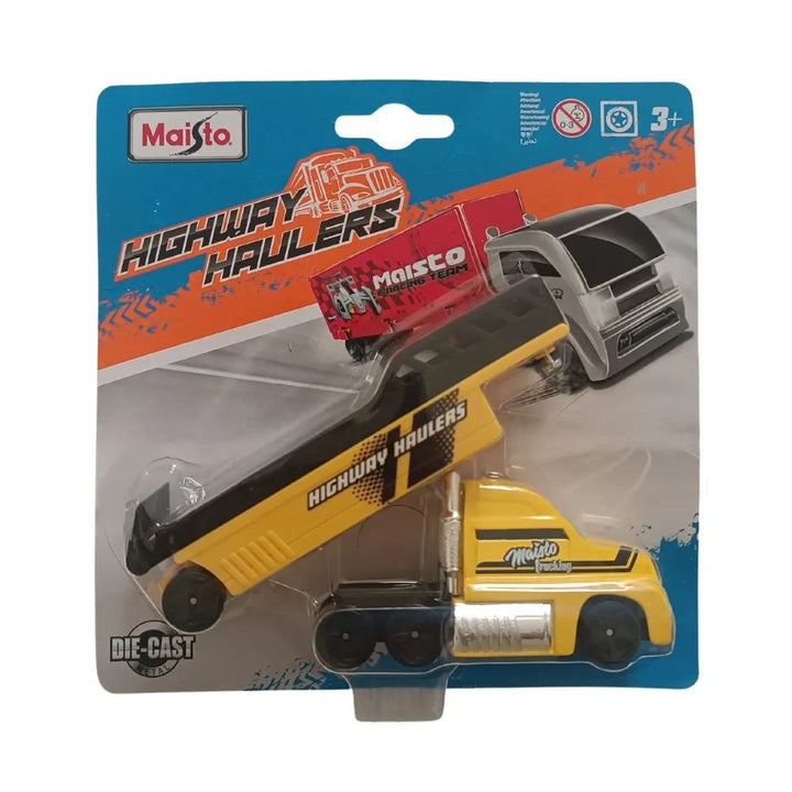 Camión Highway Hauler Maisto Trucks Escala 1:18 Maisto