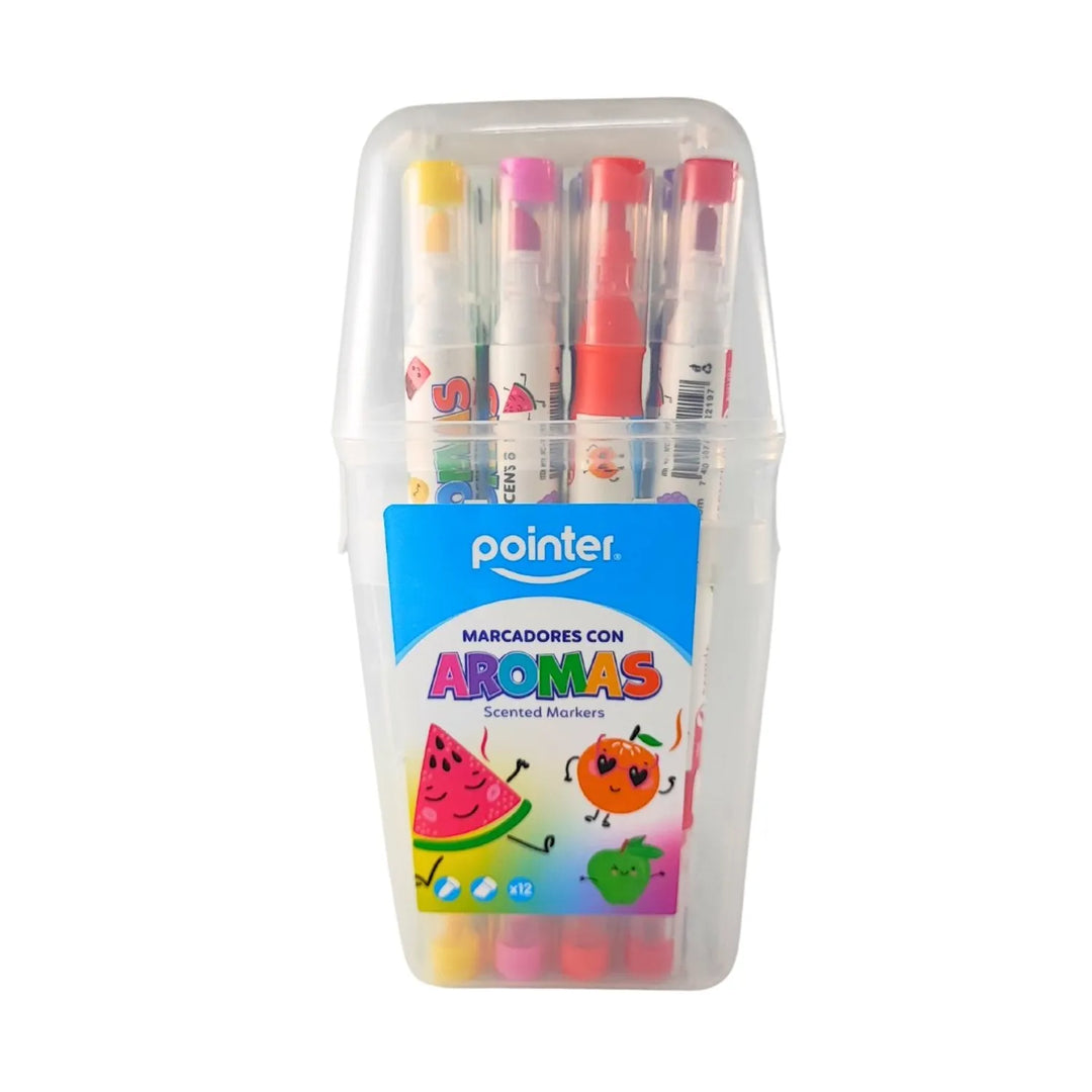 Marcadores Aromas Colores 12 Unidades Niños