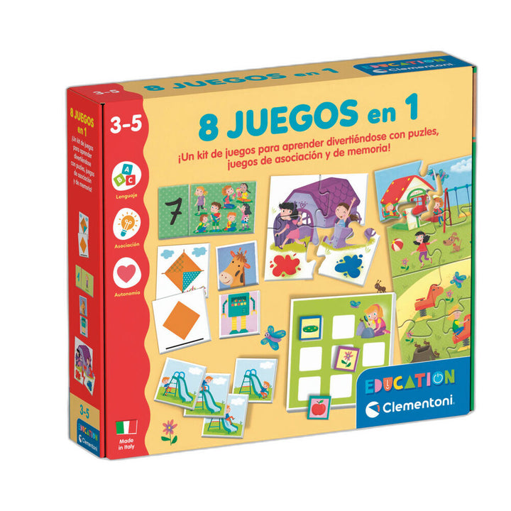 Juego Educativo Montessori 8 En 1 Para Niños