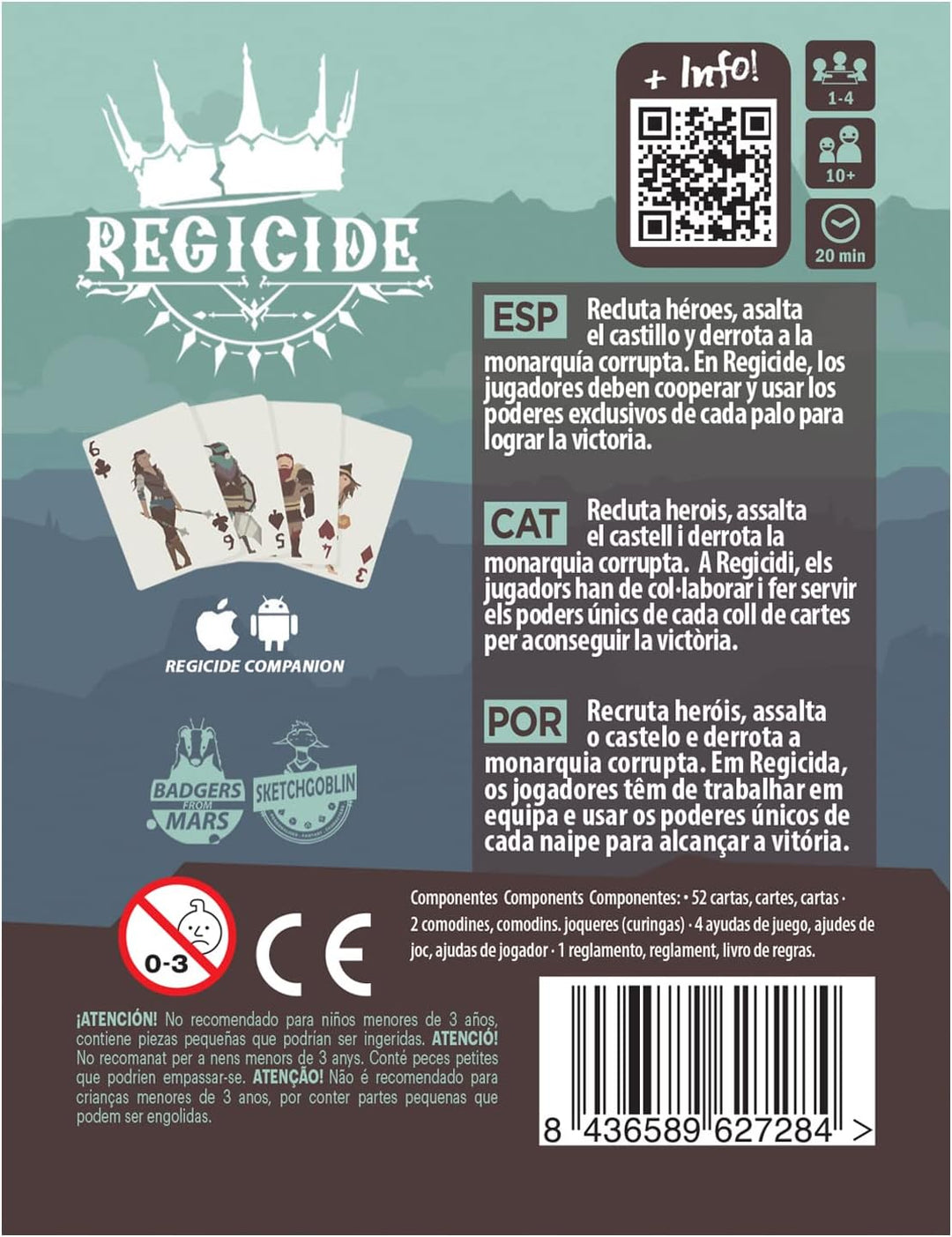 Regicide Juego De Mesa Estrategia Rol Adultos