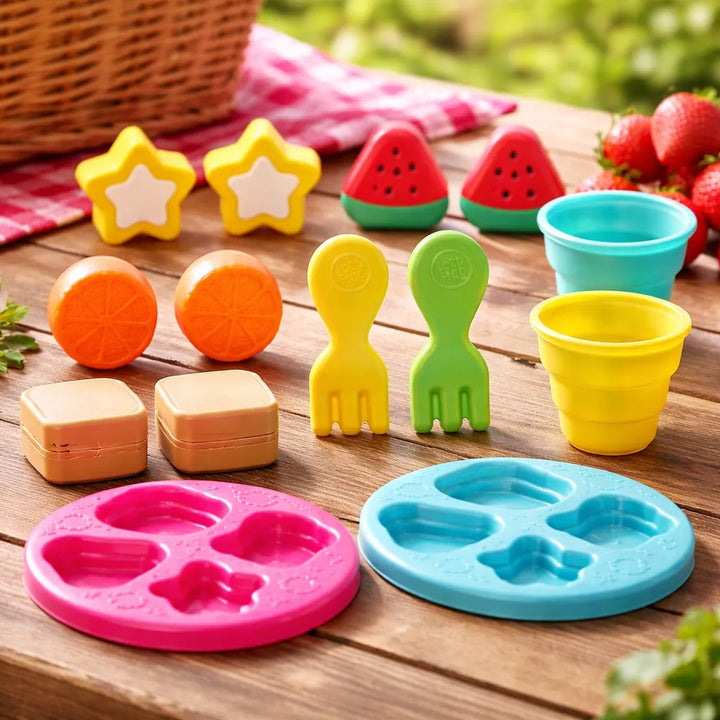 Juego Cesta De Picnic Formas Para Niños