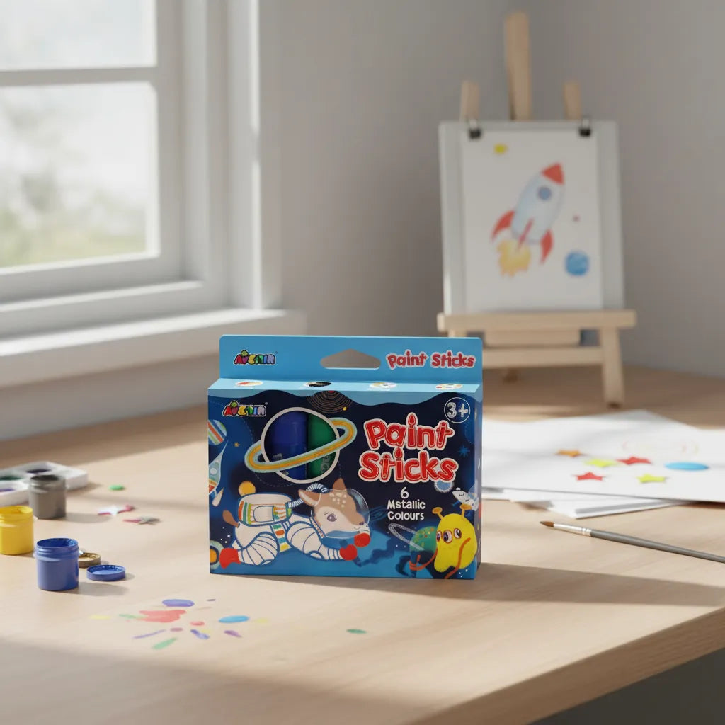 Set Marcadores Lavables metálicos para Niños