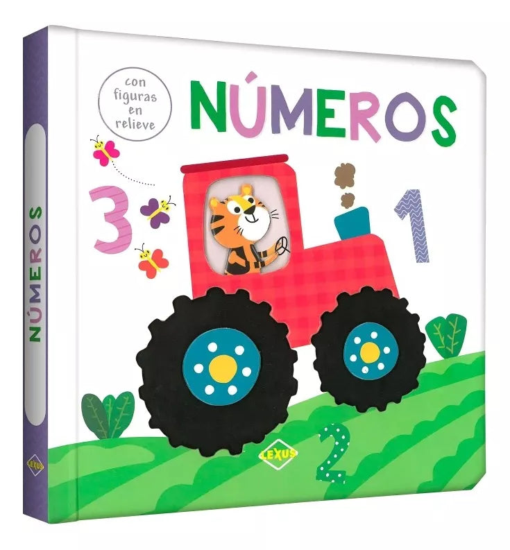 Libro Sensorial Los Números Figuras  Niños