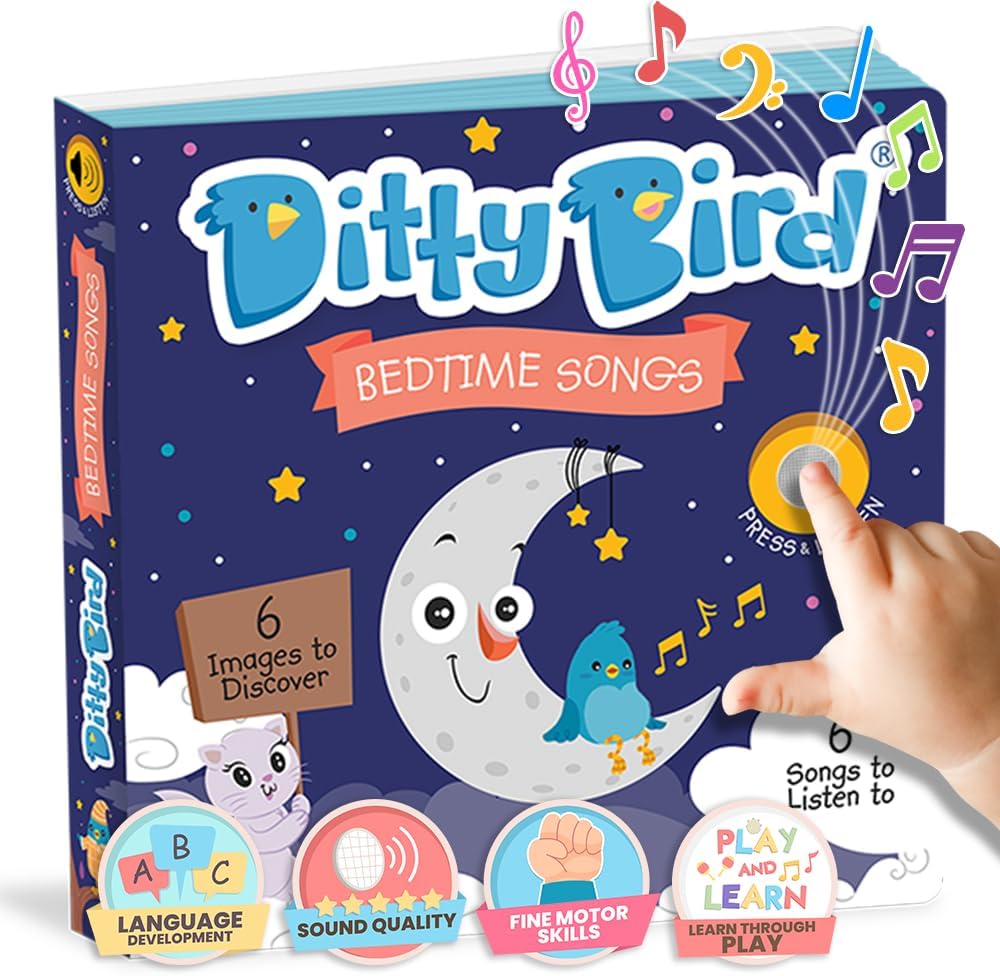 Libro Infantil De Sonido  Hora De Acostarse Niños