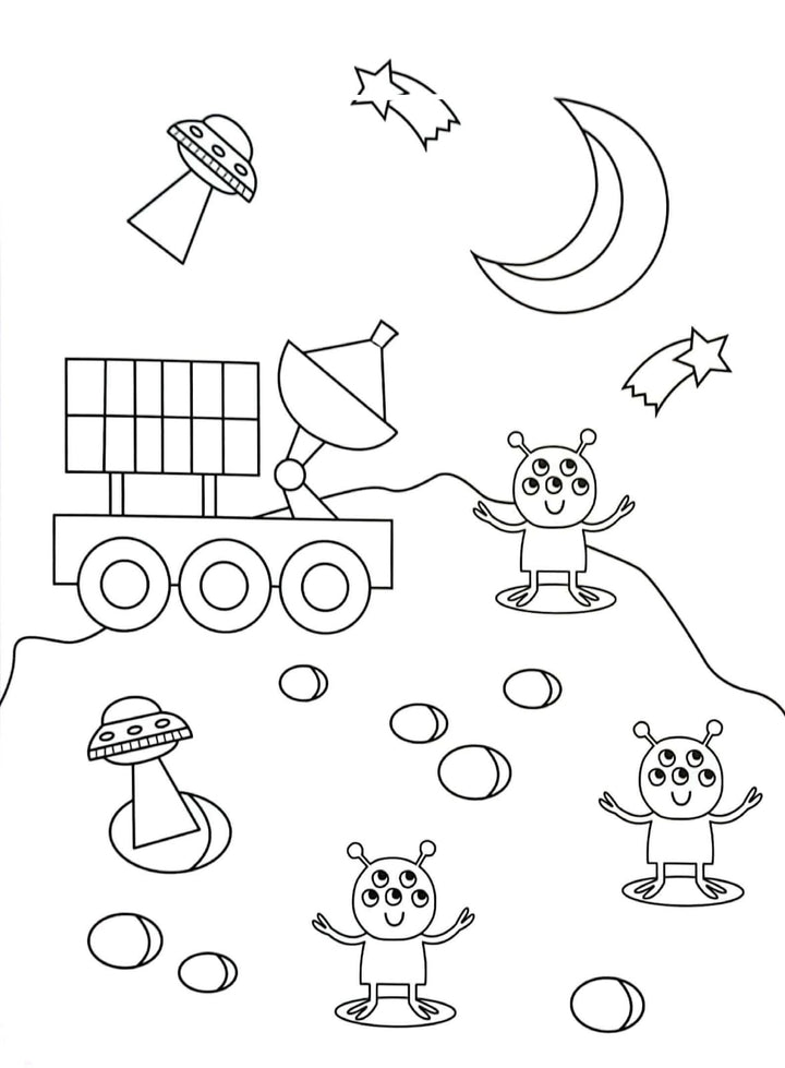 Libro Infantil Colorear El Espacio Con Stickers