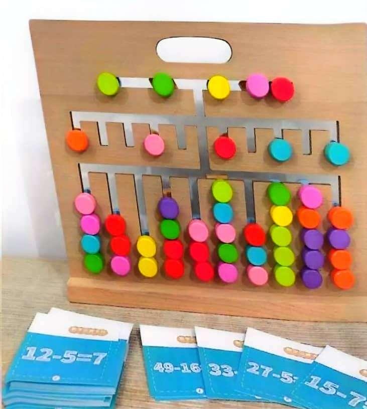 Tablero Didactivo De Operaciones Matematicas Madera