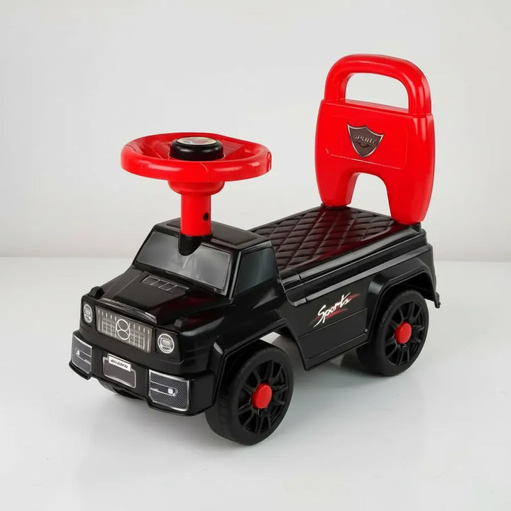 Carros Montable Con Bocina Negro Para Niños