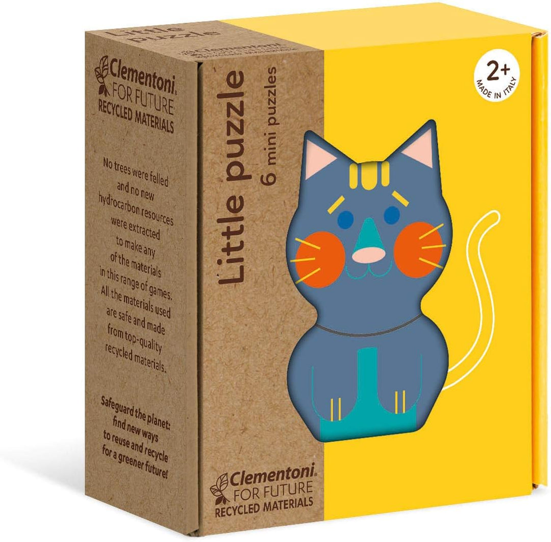 Juego Rompecabezas 6 Animales 2 A 3 Piezas Para Niños