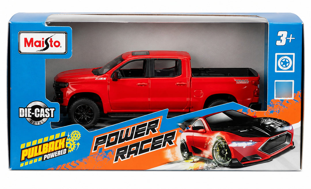 Carros Coleccionable 1/36 Chevrolet Silverado Z71 Rojo